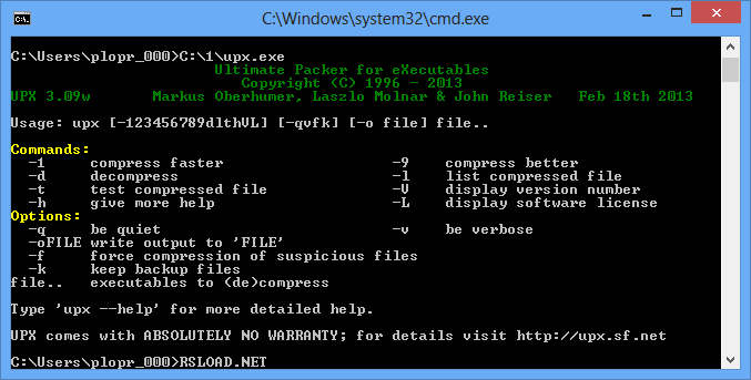 UPX 4.2.4 / FUPX 3.2 / Бесплатная версия UPX v3.1-L1 + Портативная версия