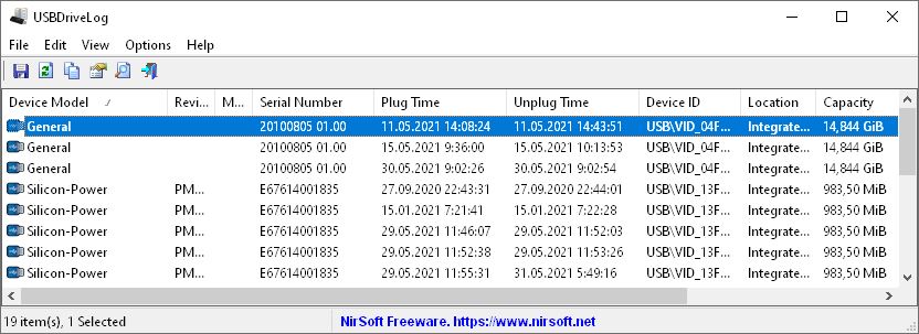 USBDriveLog версии 1.13