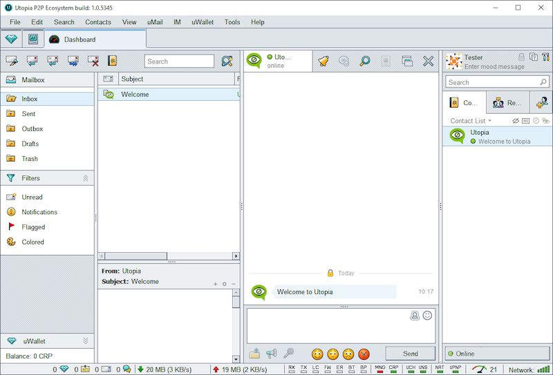 Utopia версия 1.3.354 для 64-битной системы