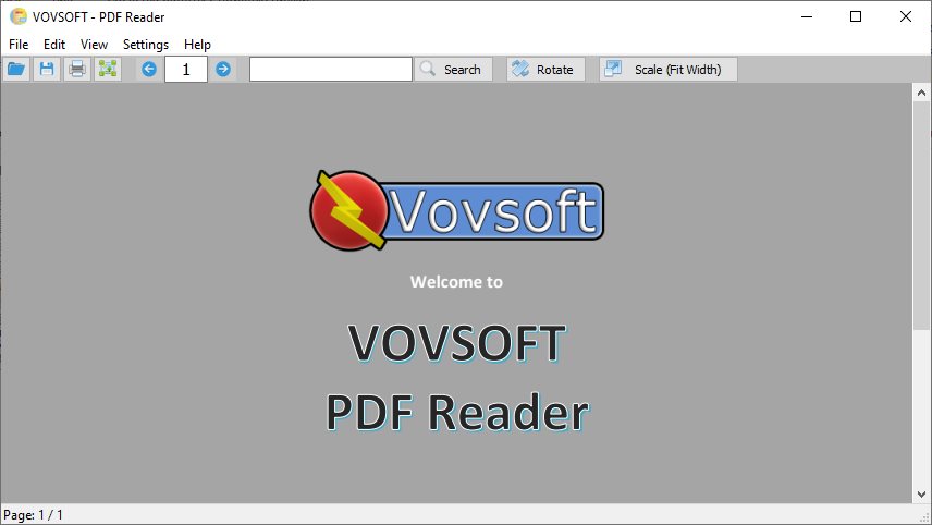 Vovsoft PDF Reader версия 5.5