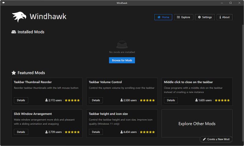 Windhawk версия 1.5.1