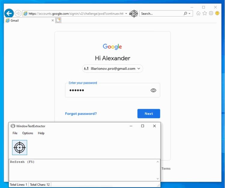 WindowTextExtractor версия 2.2.0