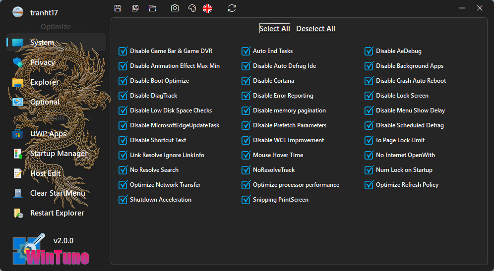 WinTune 2.6.1 для 64-разрядных систем