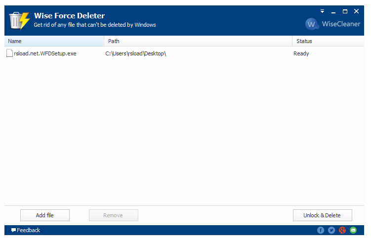 Wise Force Deleter версии 1.5.6.58 с портативной версией