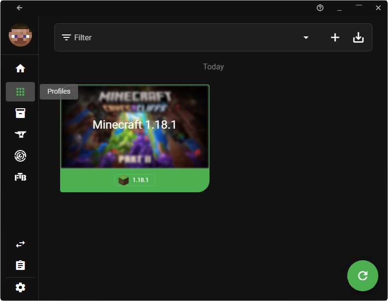 Minecraft Launcher X версии 0.44.10 для x64