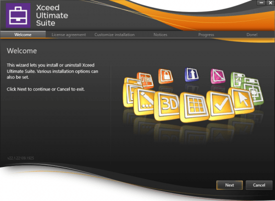 Xceed Ultimate Suite версия 24.1.25154.0957 для 64-разрядных систем