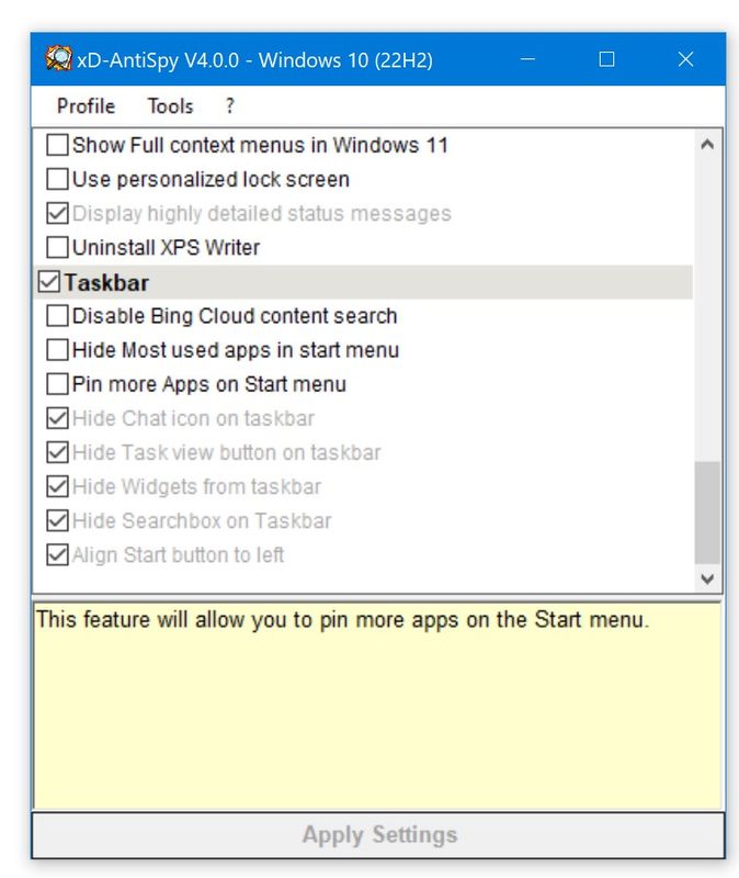 XD-AntiSpy версии 4.13