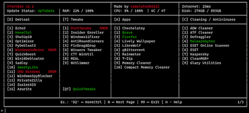 XToolBox версии 4.1