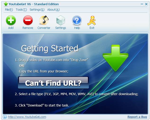 YoutubeGet 7.3.1.5 и Портативная Версия