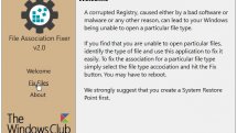 File Association Fixer v2 for Windows 10 Portable